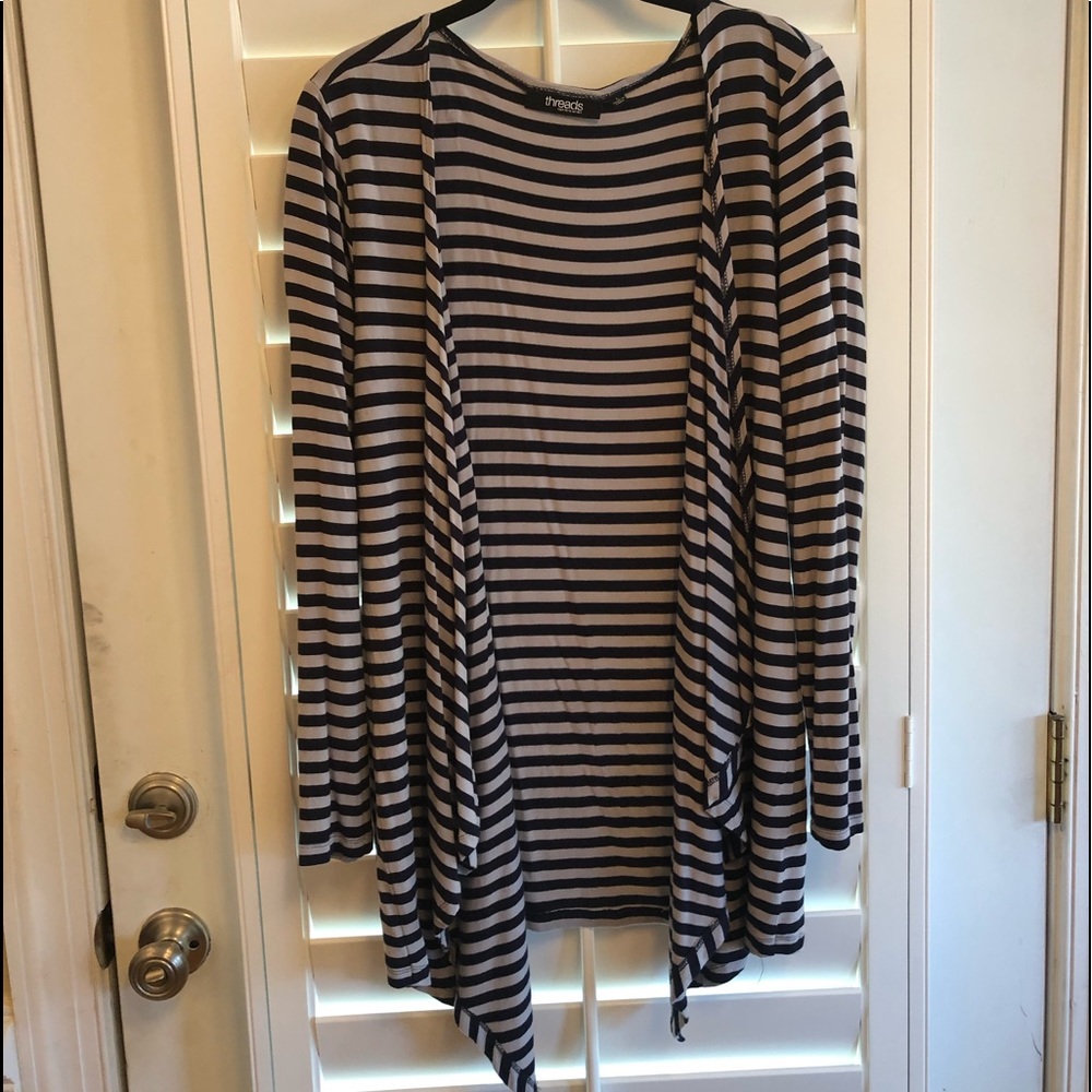 Saks Fifth Ave Threads spring draped cardigan